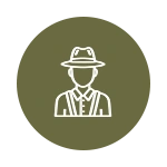 Personalised safari tours icon representing expert-guided private wildlife experiences in Wilpattu National Park.